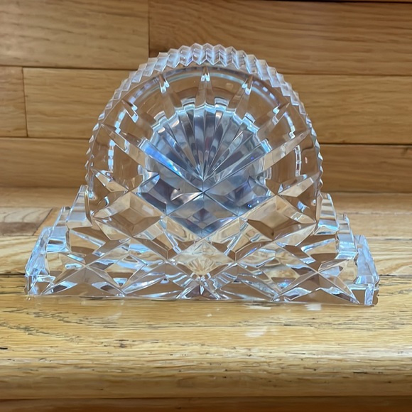 CCO PRICE 🔥🔥 NEW WATERFORD Crystal Mantle Desktop Clock - Picture 3 of 7